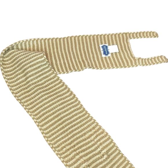 Mud Pie Knit Scarf Sz 3T+ Reindeer Winter Christmas Holiday Girls Kids Brown 40" - Picture 10 of 12